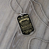 To My Son From Dad | I'm So Proud Of You | Dog Tag Necklace