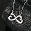 To My Daughter | When You Took Your First Breath I Told You I Love You | Infinity Heart Necklace