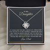 Daughter If I Could Give You One Thing In Life | Best Gift From Dad | Love Knot Necklace Love Dad