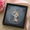 To My Wife | I Married You | Double Hearts Necklace