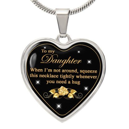 Daughter When I'm Not Around | Best Gift For Daughter | Heart Pendant From Dad