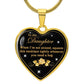 Daughter When I'm Not Around | Best Gift For Daughter | Heart Pendant From Dad