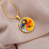 Yin Yang Sun Moon | Circle Pendant Necklace