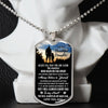 To My Beautiful Daughter - I Will Always Carry You In My Heart, Dogtag Necklace Gift From Dad