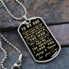To My Dad | You Are The Greatest | Gift for Dad from Son | Dog Tag Necklace