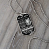To My Son Dog Tag Necklace | Proud To Be Your Father | Best Gift For Son