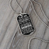 To My Son | Always In My Heart | Dog Tag Necklace | Unique Gifts For Son