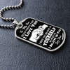 To My Son | Believe In Yourself | Graphical Dog Tag