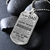 To My Dad | You Are Appreciated | Dog Tag Necklace