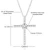 To My Loving Mother-In-Law | CZ Cross Necklace
