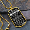 To My Son Gift From Dad | Never Forget That | Dog Tag Necklace | Anniversary Gift