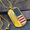 To My Grandpa | Blessings In My Life | Graphical Dog Tag