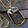 To My Beautiful Daughter - I Will Always Carry You In My Heart, Dogtag Necklace Gift From Dad