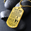 To My Son, My Little Boy Yesterday, DogTag Necklace Gift For Son