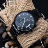 To My Man | My Missing Piece | Engraved Design Black Watch | Perfect Gift for Your Man