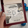 To My Amazing Daughter | Never Forget How Much I Love You | Forever Love Necklace