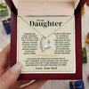 Daughter Your Journey In Life, Forever Love Necklace, Perfect Gift For Your Daughter