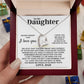 Daughter I Hope You, Forever Love Necklace, Perfect Gift For Daughter From Dad