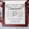 Soulmate If I Could Give You One Thing In Life | Romantic Gift For Her | Forever Love Necklace