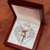 To My Wife | I'll Be Your Backbone | Forever Love Necklace | Christmas Gift for Wife