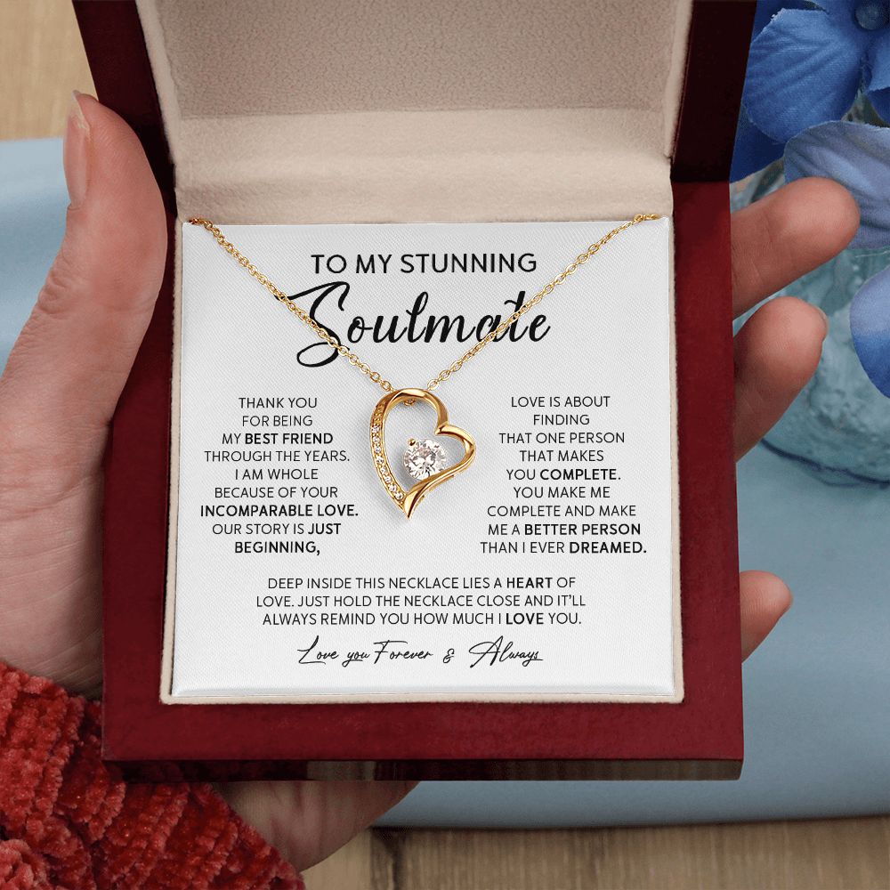 Soulmate Incomparable Love, Forever Love Necklace, Gift Idea For Soulmate