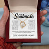 To My Soulmate | The Day I Met You My Live Changed | Forever Love Necklace