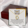 Mom Is Just Wow Upside Down | Forever Love Necklace