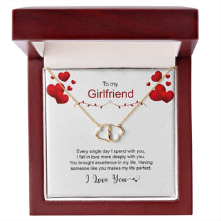 To My Girlfriend | Every Single Day I Spend With You | Everlasting Love Necklace