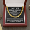 To My Dad | My Guiding Light | Cuban Link Chain