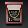 Dad Thank You For Being My Loving Father | Cuban Link Chain