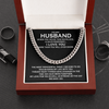 Husband Cuban Link Chain, Gift Ideas for Him, Christmas Gift For Man