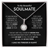 To My Beautiful Soulmate | You Are My Life My Love My Best Friend | Eternal Hope Necklace