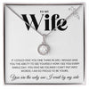 To My Wife | I Am Proud To Be Yours | Eternal Hope Necklace | Christmas Gifts Ideas for Wife