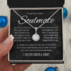 To My Soulmate | If I Could Give You One Thing In Life | Black Version | Forever Love Necklace