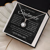 To My Soulmate | If I Could Give You One Thing In Life | Black Version | Forever Love Necklace