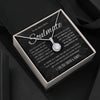 To My Soulmate | If I Could Give You One Thing In Life | Black Version | Forever Love Necklace