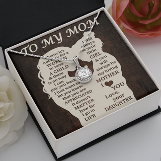 To My Mom | Your Little Girl | Eternal Hope Necklace