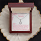To My Wonderful Mom | Thank You For Endless And Unconditional | Eternal Hope Necklace
