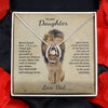 To My Daughter I When Lifes Tries To Knock You Down I Lucky In Love Necklace