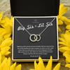 Big Sister & Little Sister Necklace, Sister Gift Ideas, Sister Gift from Sister