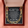 To My Beautiful Wife | Gift To Our Family | Forever Linked Necklace