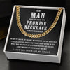 To My Man - The Man Of My Dreams, Cuban Link Chain Gift for Him