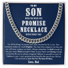 To My Son, Never Outgrow My Heart, Cuban Chain For Son