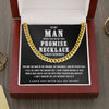To My Man - The Man Of My Dreams, Cuban Link Chain Gift for Him