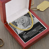 To My Son From Dad | This Old Lion Will Always Have Your Back | Cuban Link Chain