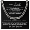 To My Dad | You Motivate Me | Cuban Link Chain