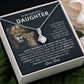 Beautiful Daughter Heart Desires, Alluring Beauty Necklace, Sentimental Gift For Daughter From Dad