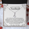 To My Soulmate - Love You The Most, Alluring Beauty Necklace Gift to Her