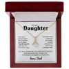 To My Daughter Gift From Dad | You Fill My Life | Alluring Beauty necklace