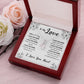 My Love I Love You More, Alluring Beauty Necklace, Christmas Gift Idea For Her